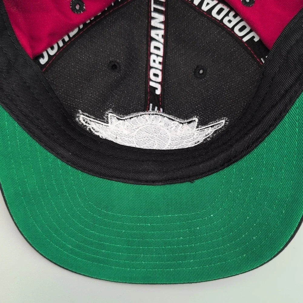Air Jordan Wings‎ Snapback Cap Hat Youth Red Black Adjustable Basketball